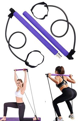 Squat Pilates Studio Evde Spor Egzersiz Çubuğu Kalça Basen Sıkılaştırıcı Pilates Barı Plates ürün fotoğrafı