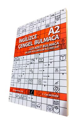 İngilizce Çengel Bulmaca A2 - İngilizce Kelime Öğreten Bulmaca Kitabı ürün fotoğrafı