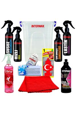 Interwax Oto Bakım Seti Oto Temizlik Ürünleri 9 Ürün + Kova ürün fotoğrafı