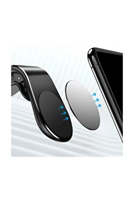 Manyetik Araç Içi Klima Yeri Telefon Tutucu Mıknatıslı Mıknatıslı Siyah Belirtilmemiş TR ürün fotoğrafı