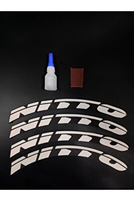 Nitto 4 Adet Lastik Yazısı Motosiklet Ve Otomobil Nitto Lastik Yazısı Sticker + Yapıştırıcı ürün fotoğrafı