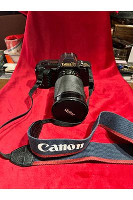TAYFUNTUFAN ANTİKA CANON T70 FİLMLİ FOTOĞRAF MAKİNESİ ÇALIŞIR DURUMDA ürün fotoğrafı