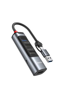 Macbook Pro Air Usb to Type-c Hub Dönüştürücü Çevirici Çoklayıcı Çoğaltıcı RJ45 Mbps Type-c to Usb ürün fotoğrafı