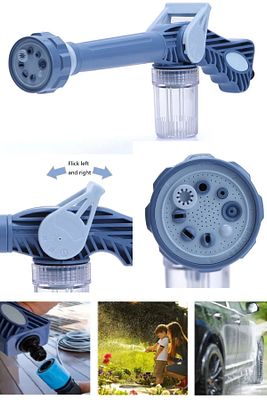 Water Cannon Basınçlı Deterjanlı Oto Yıkama Püskürtme Sistemi Makinesi Su Hortumu Tabancası ürün fotoğrafı