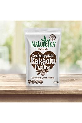 Glutensiz Keçiboynuzlu Kakaolu Puding 220 gr ürün fotoğrafı