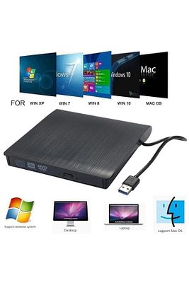 DVD Yazıcı Cd Okuyucu Harici Dvdrw USB 3.0 Harici ürün fotoğrafı