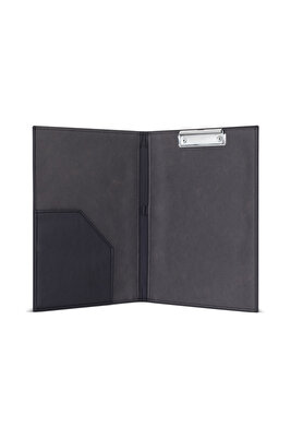 Kaliteli Deri A4 Sekreterlik Bloknot Dayanıklı Kapak Klips Mekanizma Kalem Koyma Yeri ve Bölmeli ürün fotoğrafı