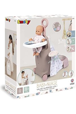 Baby Nurse 3'ü 1 Arada Seyahat Seti Aksesuarlı Eğitici Ve Öğretici Baby Nurse 3-in-1 Travel Set ürün fotoğrafı