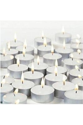 50 Li Tealight Mum Beyaz Tea Light 50 Adet – Mum & Kandil – Mum & Kandil – Mum & Kandil ürün fotoğrafı