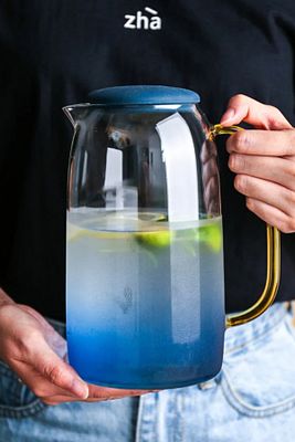 cambu Renkli Borosilikat (Sıcak Soğuk Dayanıklı) Cam Sürahi 1,5LT (1500ML) ürün fotoğrafı