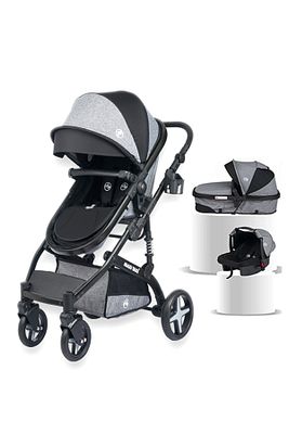 Fast Pro Alüminyum Travel Sistem Bebek Arabası - Cotton Grey ürün fotoğrafı