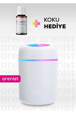 300 ml Ultrasonik Hava Nemlendirici Buhar Makinesi ve Aroma Difüzörü. ürün fotoğrafı