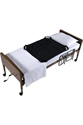 Büyük Boy Hasta Çevirme Destek Aparatı -Ergonomik Kayışlı Hasta Taşıma - Döndürme Örtüsü, 75x100 CM ürün fotoğrafı