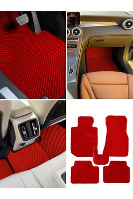 Hyundai İ10 (2013-2019) Model Yeni Nesil Oto Paspas Kırmızı ürün fotoğrafı