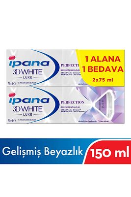 İpana 3 Boyutlu Beyazlık Luxe Perfection Diş Macunu 2x75 ml ürün fotoğrafı