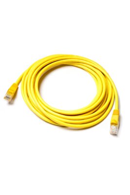 10 Metre Cat6 Sarı Renk Internet Bilgisayar Lan Ethernet Modem Rj45 Patch Switch Network Kablosu ürün fotoğrafı