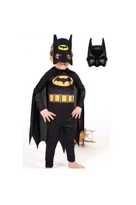 Çocuk Kostümü Maskeli - Pelerinli Ve 2 Adet Maskeli Basic Kostüm ürün fotoğrafı