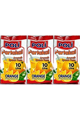 Portakal Aromalı Içecek Tozu - Soğuk Toz Portakal 3 Adet X 450gr 10litre ürün fotoğrafı