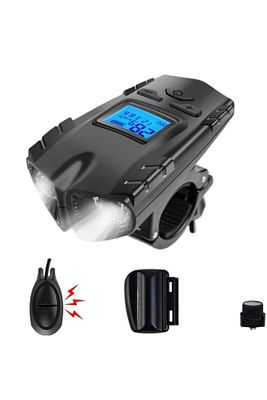 Bk001-t6 Led 16000 Lumen 3 In 1 Hız Gösterge Korna Bisiklet Farı Su Geçirmez ürün fotoğrafı