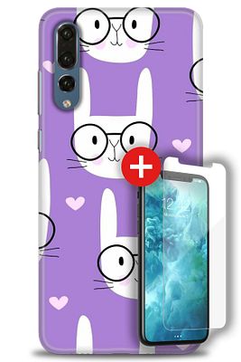 Huawei P20 Pro HD Baskılı Kılıf + MAT NANO Kırılmaz Ekran Koruyucu f (60) ürün fotoğrafı