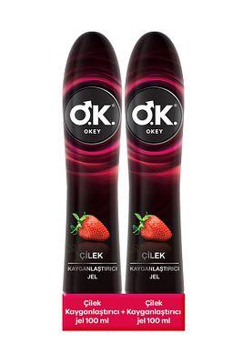 Çilek Kayganlaştırıcı Jel 2'li Set 200 ml ürün fotoğrafı