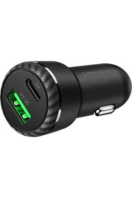 Cc-5970 36w Pd Qc.30 Type-c Usb Girişli Çakmaklık Siyah ürün fotoğrafı