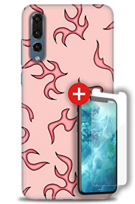 Huawei P20 Pro HD Baskılı Kılıf + MAT NANO Kırılmaz Ekran Koruyucu d (36) ürün fotoğrafı