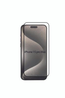 İphone 15ProMax Uyumlu Premium Ekran Koruyucu Tam Kaplayan Cam Darbe Emici Esd Anti Statik ürün fotoğrafı