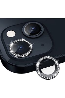 Iphone 15 / 15 Plus Ve 14 / 14 Plus Uyumlu Gece Yarısı Taşlı Kamera Lensi Koruyucu ürün fotoğrafı