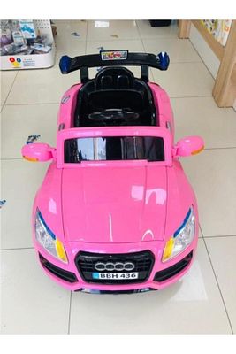 Audi Uzaktan Kumandalı 12v Akülü Araba Pembe ürün fotoğrafı
