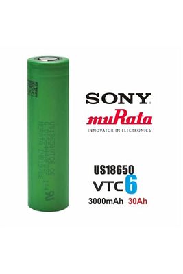 Vtc6 18650 3.7v 3000mah 30a Li-ion Şarj Edilebilir Pil ürün fotoğrafı
