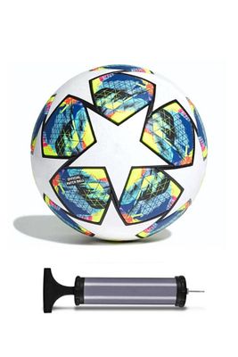Champions League Tasarımı Dikişli Futbol Topu, 5 Numara + Pompa ürün fotoğrafı