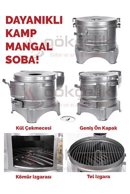 Kamp Sobası Mangal Soba ürün fotoğrafı
