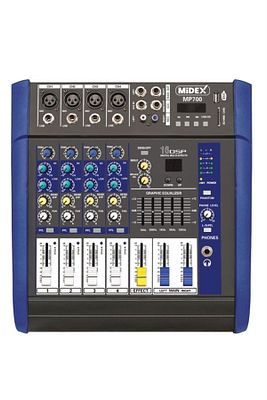 Mp-700 Power Mikser Amfi 2x350w 4 Kanal Dsp Efekt Eq Usb ürün fotoğrafı