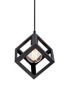 Rustik Retro Model Geometrik Sarkıt Metal Küp Avize ürün fotoğrafı