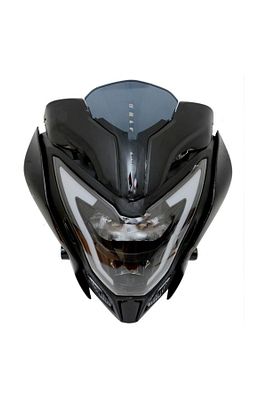 ÖN FAR - ÖN GRENAJ - SİPERLİK CAMI KOMPLE LEDLİ BAJAJ PULSAR NS-200 - E BELGELİ ürün fotoğrafı