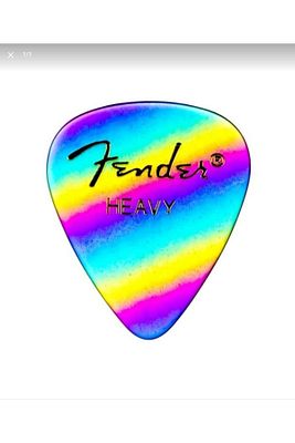 351 Shape Graphic Picks Rainbow Heavy 1 Adet Pena ürün fotoğrafı