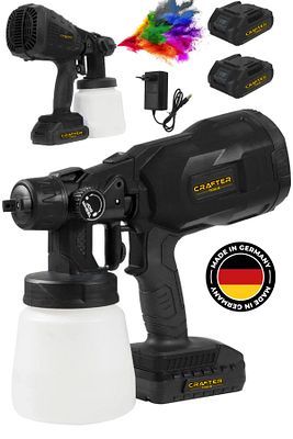 Germany 36 V 5Ah Çift Akülü Yüksek Basınçlı Püskürtme Boya Tabancası Şarjlı İlaçlama & Boya Makinesi ürün fotoğrafı