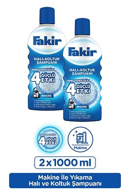 Halı Şampuanı (makineler Için) 1000 Ml X 2 Adet ürün fotoğrafı