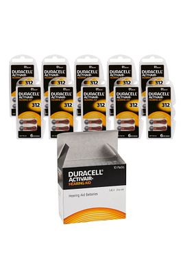 312 Numara İşitme Cihazı Pili 10 X 6 Lı Paket 60 Adet Pil Pr41 Kulaklık Pili ürün fotoğrafı