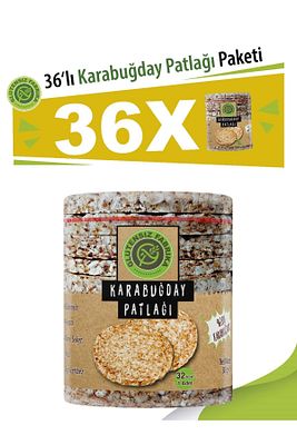 Karabuğday Patlağı 36'lı Paket Avantajlı Gıda Paketi Glutensiz Ürün Vegan ürün fotoğrafı