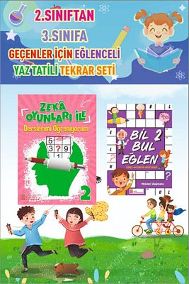 2.Sınıftan 3.Sınıfa Geçenler İçin Eğlenceli Yaz Tekrar Seti ürün fotoğrafı