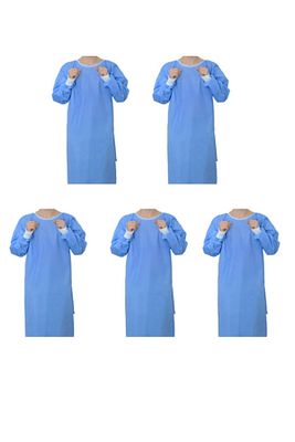 Tek Kullanımlık 5'li Cerrahi Box Önlük Ultrasonıc Üretim (DOKTOR/HASTA/VETERİNER/DİŞ HEKİMİ) ürün fotoğrafı