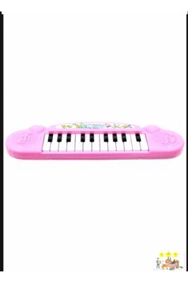 Eğitici Oyuncaklar Pilli Mini 22 Tuşlu Org Oyuncak Pembe Piano Org Oyuncak ürün fotoğrafı