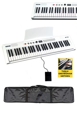 Ps4000wh Tuş Hassasiyetli 61 Tuşlu Org Bluetooth Usb Midi Metod (sustain Pedalı Çanta) ürün fotoğrafı