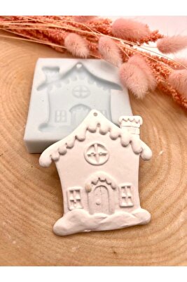 Delikli Minik Ev Silikon Kalıp ürün fotoğrafı