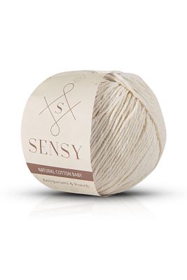 Premium Amigurumi Ipi Punch (PANÇ) Baby Soft Cotton 50 gr Örgü Ip Ekru ürün fotoğrafı