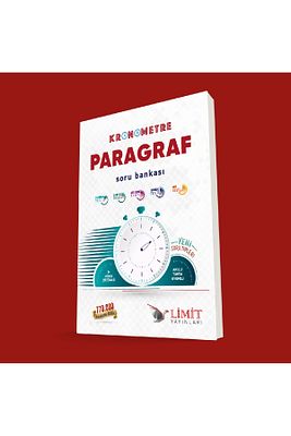 Tyt Paragraf Kronometre Soru Bankası Yeni Baskı ürün fotoğrafı