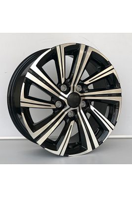Toyota Uyumlu 7 X 16 Sonic-1008-01 7.0x16 5x114.3 Et40 60.1 Black Machıned Toyota Jantı 4 Adet ürün fotoğrafı