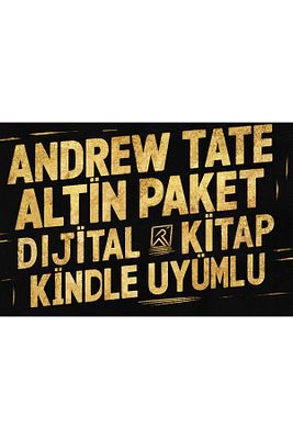 THE REAL WORLD ANDREW TATE HUSTLERS UNIVERSITY 4.0 TÜRKÇE DİJİTAL KİTAP ALTIN PAKET ürün fotoğrafı